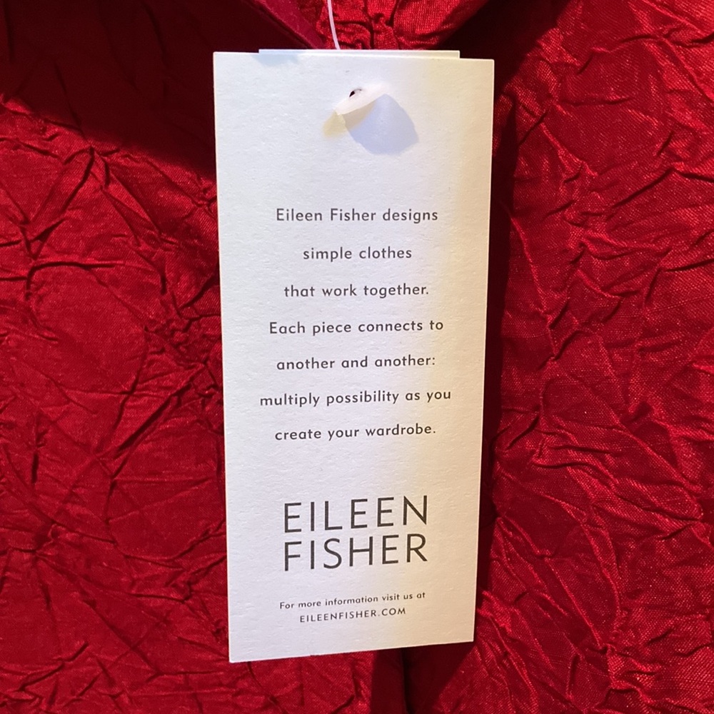 NWT Eileen Fisher silk blouse - Picture 5 of 6